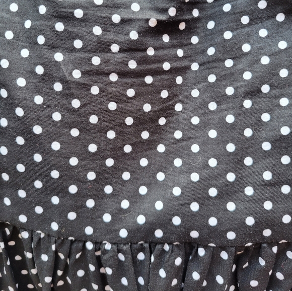 Unique Vintage Polka Dot Swing Dress, VGUC, Size 2X - Picture 8 of 10